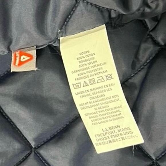 LL Bean Mens Prima Loft Lined Slightly Fitted Red Plaid Shacket Jacket Size 2XL - Picture 7 of 8